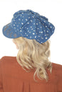 Load image into Gallery viewer, Celestial Emb Newsboy Cap
