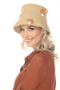 Load image into Gallery viewer, Cotton Crochet Applique Bucket Hat

