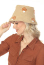 Load image into Gallery viewer, Cotton Crochet Applique Bucket Hat
