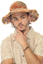 Load image into Gallery viewer, Patchwork Festival Hat
