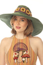 Load image into Gallery viewer, SunFlower Crochet Wide Brim Hat
