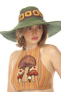 Load image into Gallery viewer, SunFlower Crochet Wide Brim Hat
