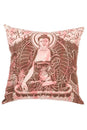 Load image into Gallery viewer, Tie Dye Throw Pillow With Buddha Print Cover
