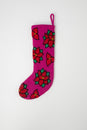 Load image into Gallery viewer, Felt Flowers Holiday Stocking
