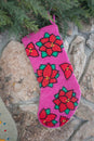 Load image into Gallery viewer, Felt Flowers Holiday Stocking
