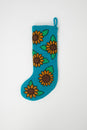 Load image into Gallery viewer, Felt Flowers Holiday Stocking
