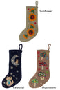 Load image into Gallery viewer, Felt Boho Stocking
