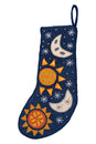 Load image into Gallery viewer, Felt Celestial Holiday Stockings
