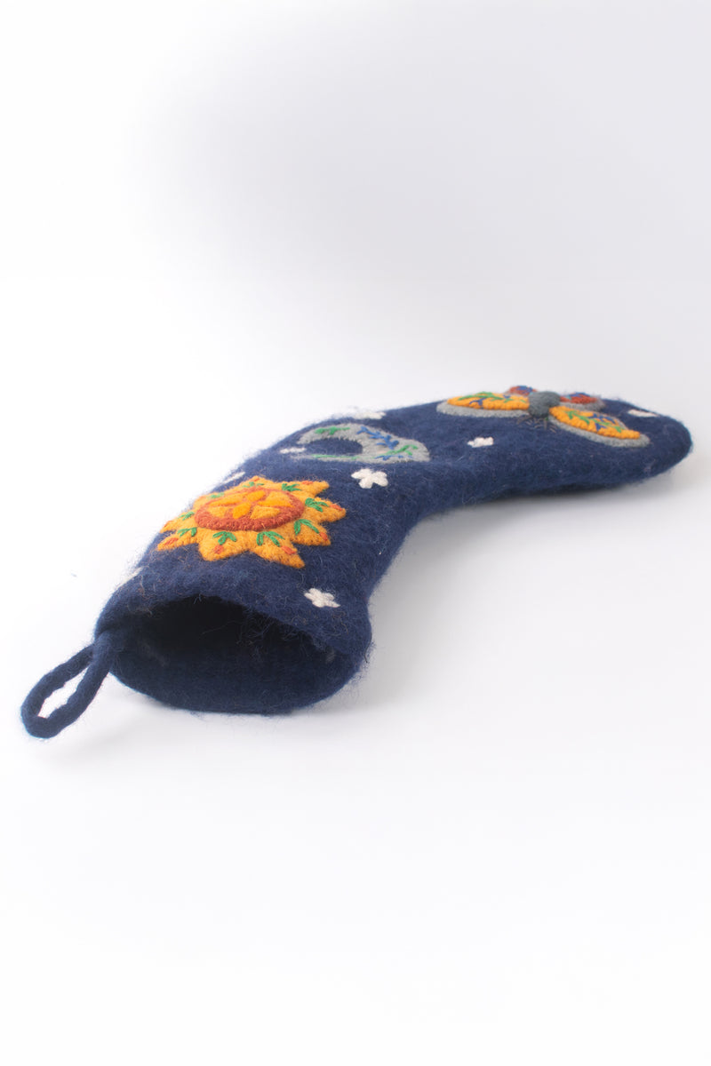 Felt Celestial Holiday Stockings