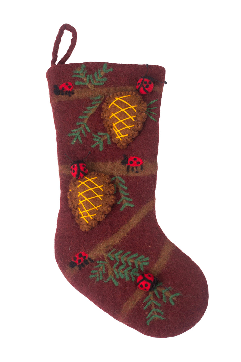 Nature Flet X-mas Stocking