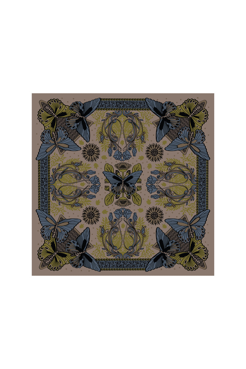 Butterfly Sunflower Big Bandana