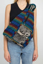 Load image into Gallery viewer, Multi Stripe Crossbody Sling Backpack
