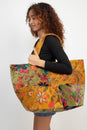Load image into Gallery viewer, Quilted Velvet Patchwork Weekender
