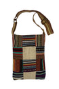 Load image into Gallery viewer, Hemp Patchwork Travel Crossbody Bag
