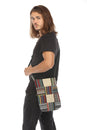 Load image into Gallery viewer, Hemp Patchwork Travel Crossbody Bag
