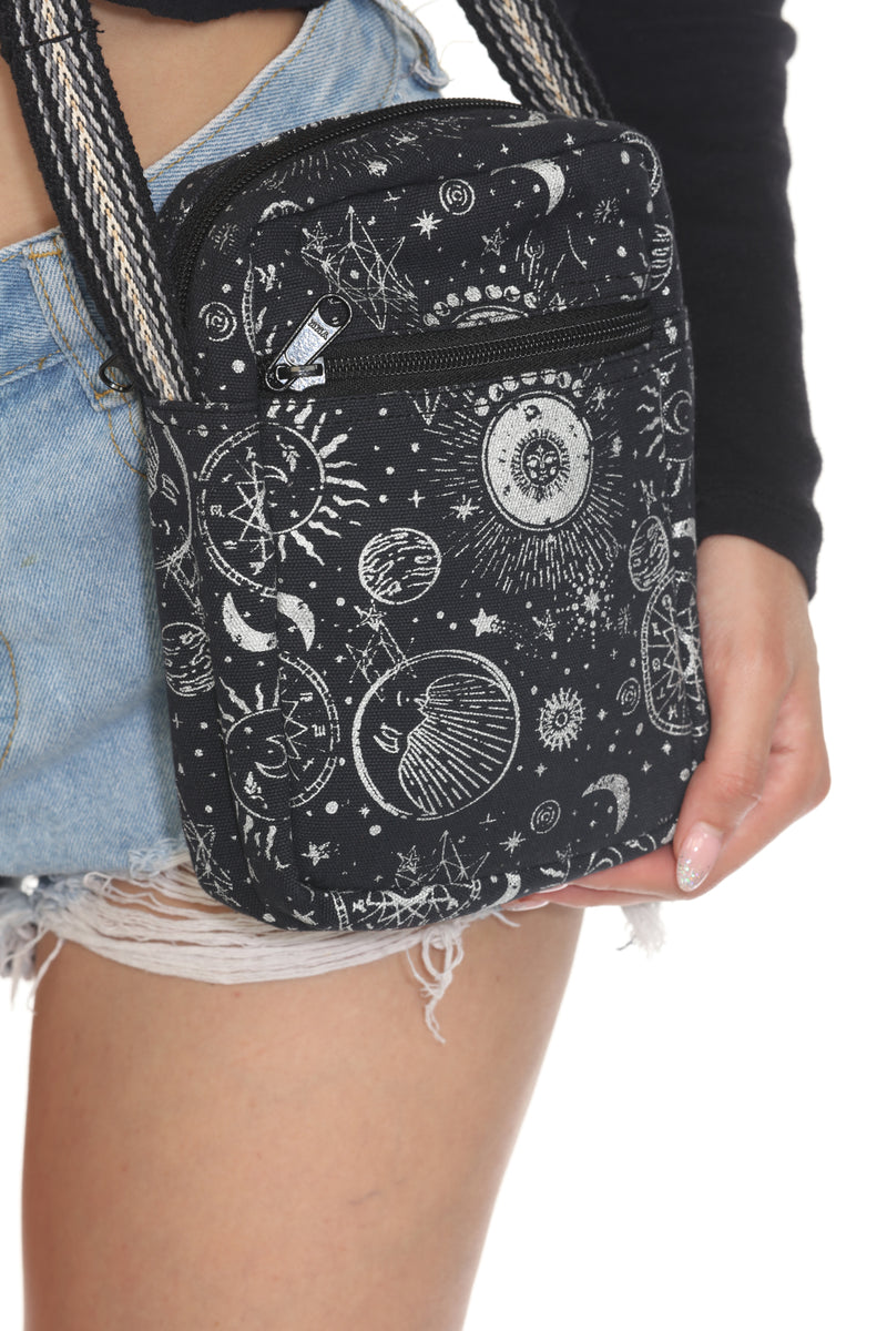 Celestial Passport Crossbody Bag