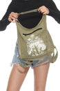 Load image into Gallery viewer, Convertible Backpack Hobo Bag

