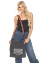 Load image into Gallery viewer, Butterfly Stonewash Canvas Messenger Bag
