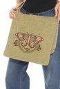 Load image into Gallery viewer, Butterfly Stonewash Canvas Messenger Bag
