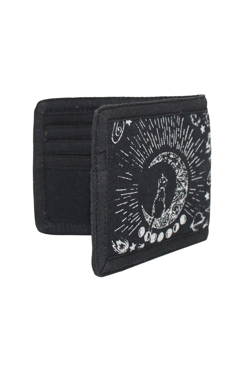 Celestial Moon Cat Wallet