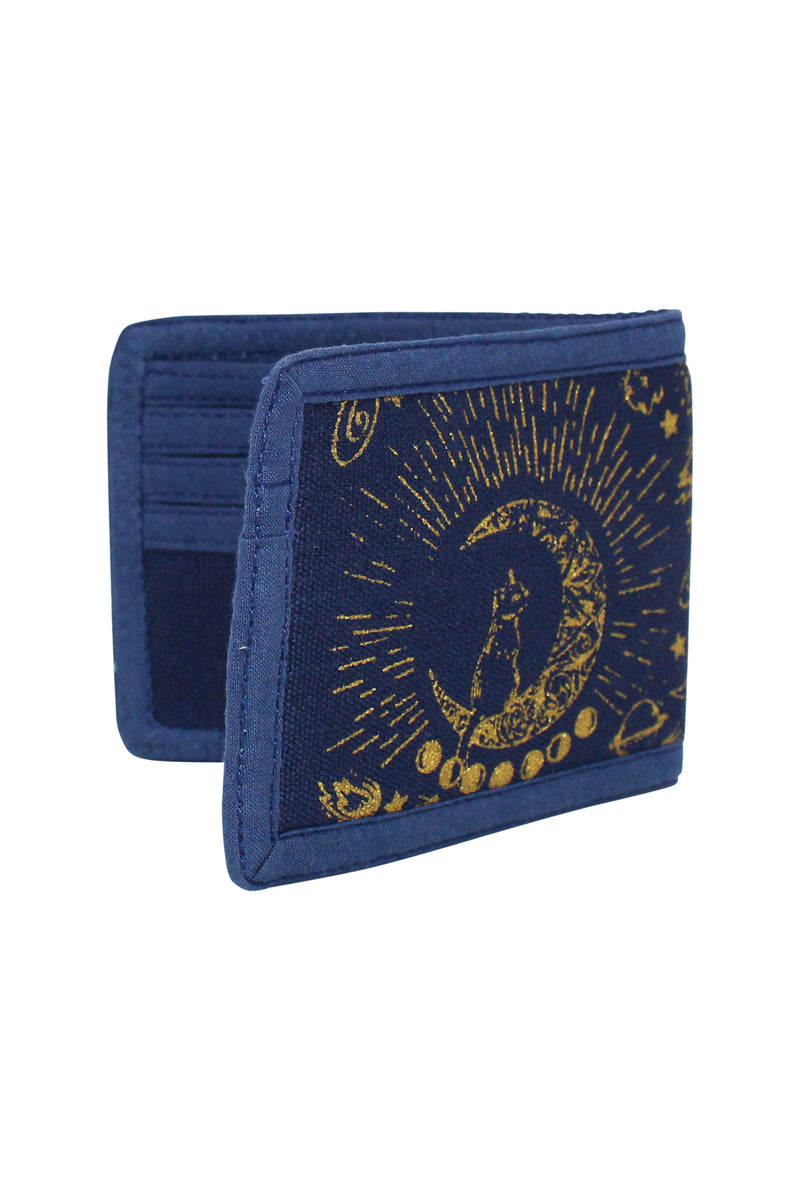 Celestial Moon Cat Wallet