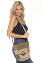 Load image into Gallery viewer, Patchwork Crossbody Canvas bag

