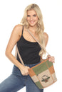 Load image into Gallery viewer, Patchwork Crossbody Canvas bag
