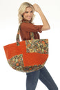 Load image into Gallery viewer, Floral Velvet Weekender Bag
