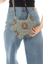 Load image into Gallery viewer, Hemp Cotton Hexagon Purse
