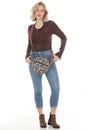 Load image into Gallery viewer, Flower Batik Print Round Bag
