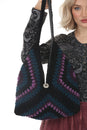 Load image into Gallery viewer, Granny Crochet Hobo Bag
