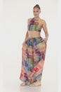 Load and play video in Gallery viewer, Woven Triabl PatchPrint Plazzo Pants
