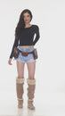 Load and play video in Gallery viewer, Falling Leaves Leather Belt Bag
