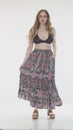 Load and play video in Gallery viewer, Romantic Tiered Maxi Skirt
