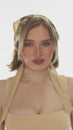 Load and play video in Gallery viewer, Butterfly Sunflw Head Scarf Bandana
