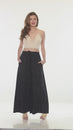 Load and play video in Gallery viewer, Homespun Stripe Super Wide leg Pants
