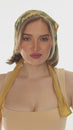 Load and play video in Gallery viewer, Cottage Garden Cat Head Scarf Bandana
