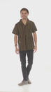 Load and play video in Gallery viewer, Rasta Striped Camp Shirt
