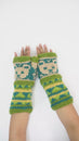Load and play video in Gallery viewer, Teddy Bear Knit Armwarmer
