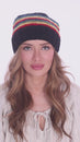 Load and play video in Gallery viewer, Rainbow Stp vintage Slouchy Beanie
