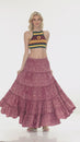 Load and play video in Gallery viewer, Bandana Tiered Maxi Skirt
