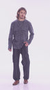 Load and play video in Gallery viewer, Mushroom Print Long Sleeve Henley
