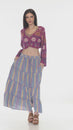 Load and play video in Gallery viewer, Stripe Tiered Maxi Skirt
