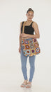 Load and play video in Gallery viewer, Thick Yarn Granny Square Crossbody Bag

