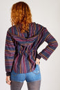 Load image into Gallery viewer, Striped Cotton Hoodie Jacket
