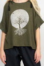 Load image into Gallery viewer, Lunar Tree of Life Oversize Soft Sweater

