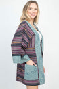 Load image into Gallery viewer, Zinnia Stripe Kimono

