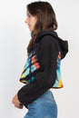 Load image into Gallery viewer, Tie-Dye Cropped Hoodie Jacket
