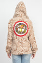Load image into Gallery viewer, Psychedelic Mushroom Half Button Hoodie
