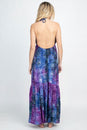 Load image into Gallery viewer, Batik Halter Maxi Dress
